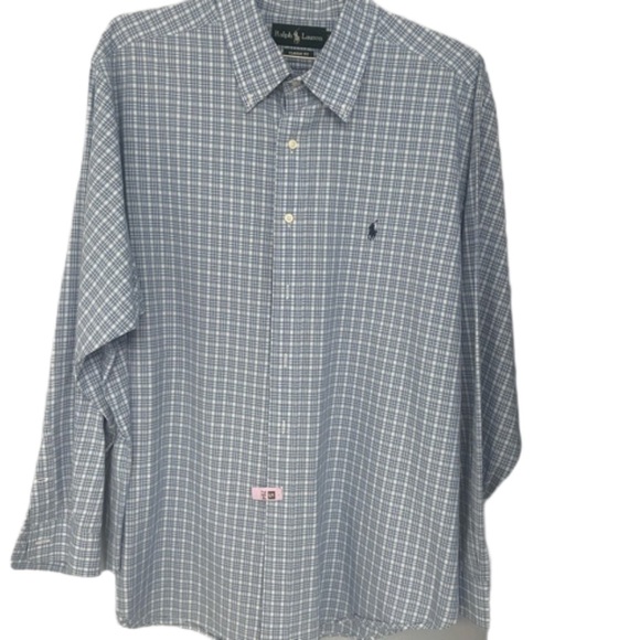 Blue men’s Ralph Lauren Blue Label size 17.5 and 34/35 casual fit - Picture 6 of 6